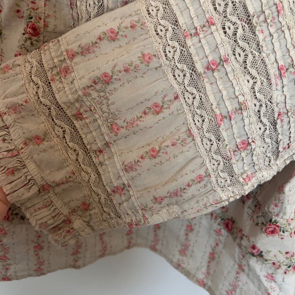 Magnolia Pearl Rsalā Floral Cotton Top Size: O/S - Picture 12 of 16